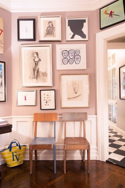 Arttoframes Blog 15 Gallery Walls That Have Us Tickled Pink